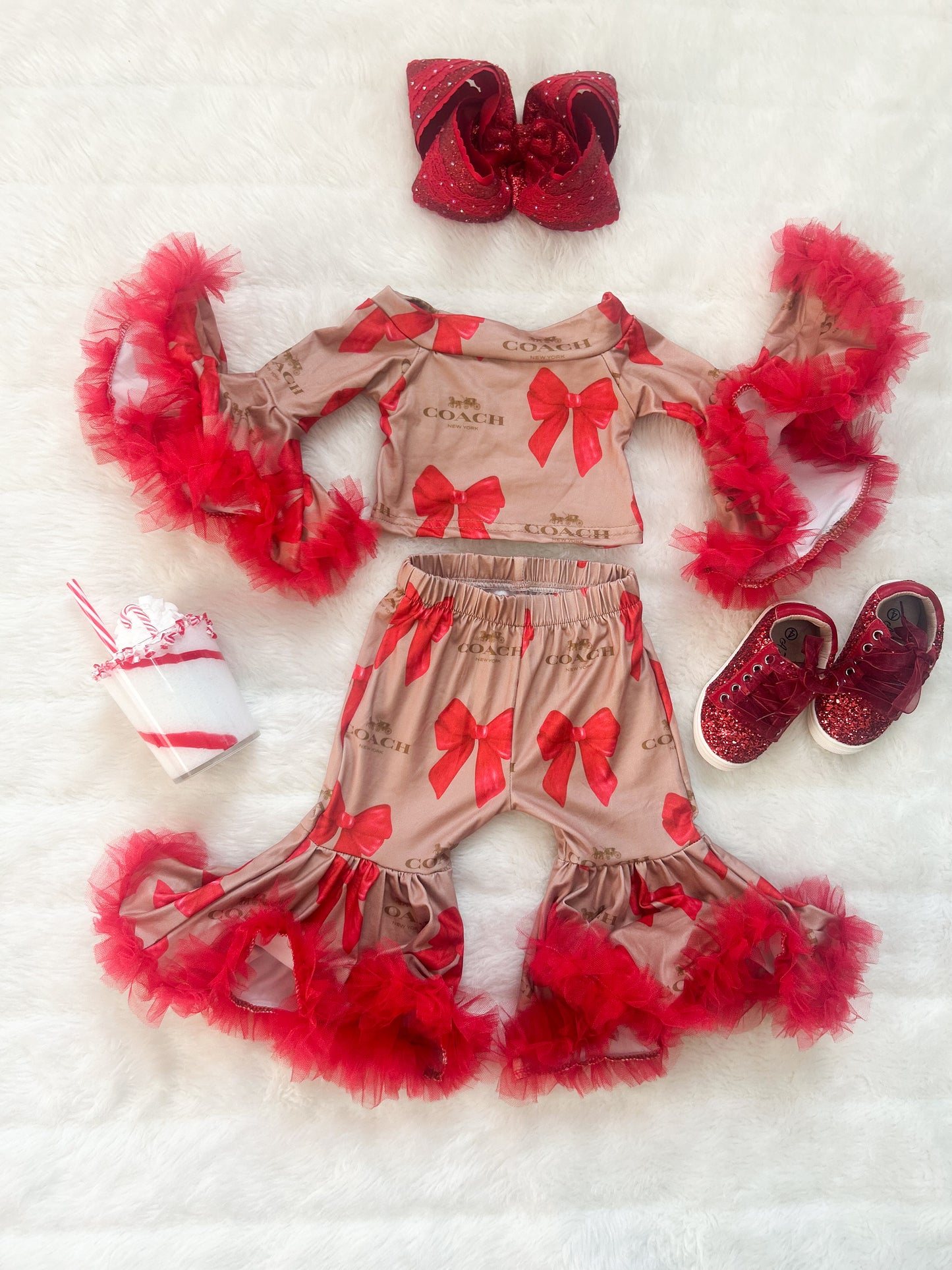 Bow Bell Set with Tulle