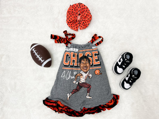 Touchdown Twirl Ruffle Romper