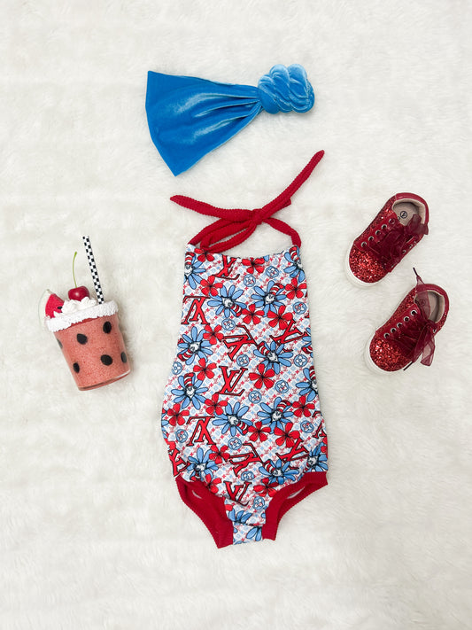 Storytime Sass Halter Romper