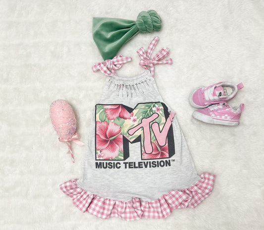 Spring Break Ruffle Romper