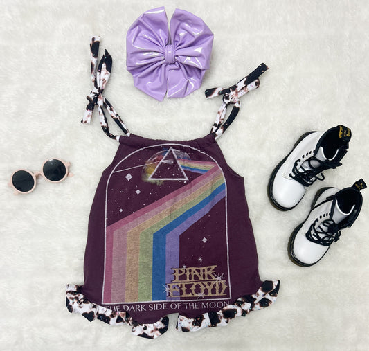 Rainbow Prism Ruffle Romper