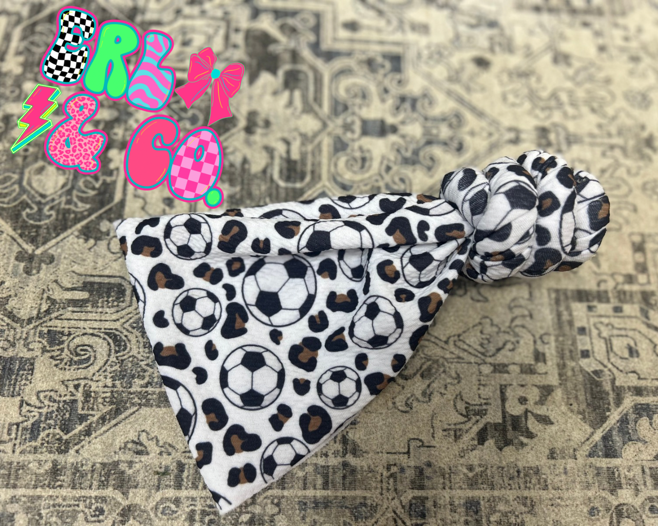 Leopard Soccer Bow