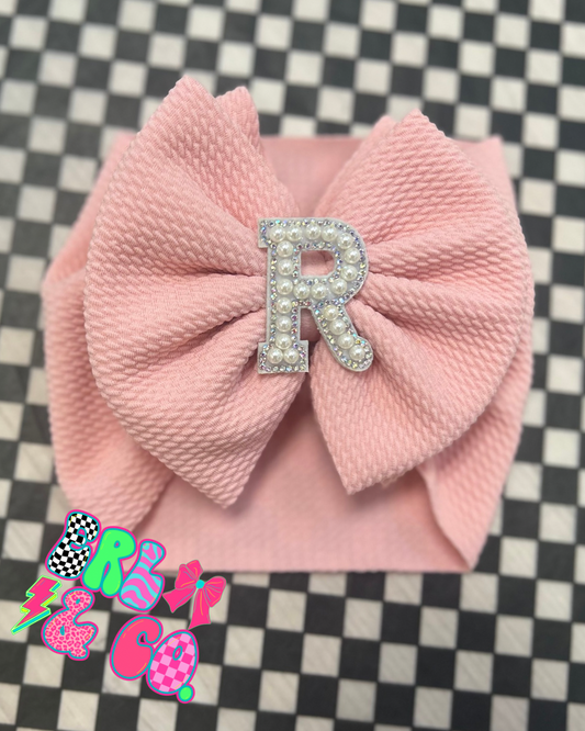 Light Pink Bullet Bow